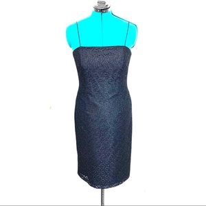 JS Collection Dress Lace Spaghetti Straps Black 12